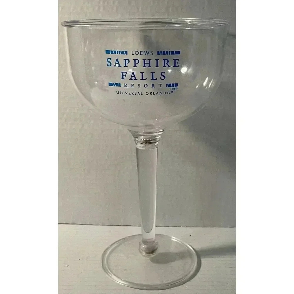 Daiquiri Cup Lowes Sapphire Falls Universal Orlando Pool Bar 10 3/8”H x 6 1/4”W